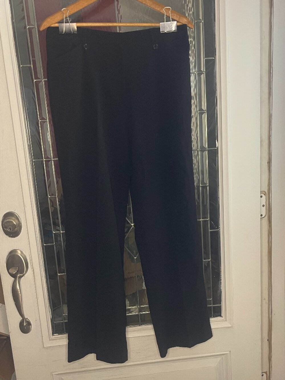 Counterparts Stretch Dress Pants Black Womens Size 12 31X30